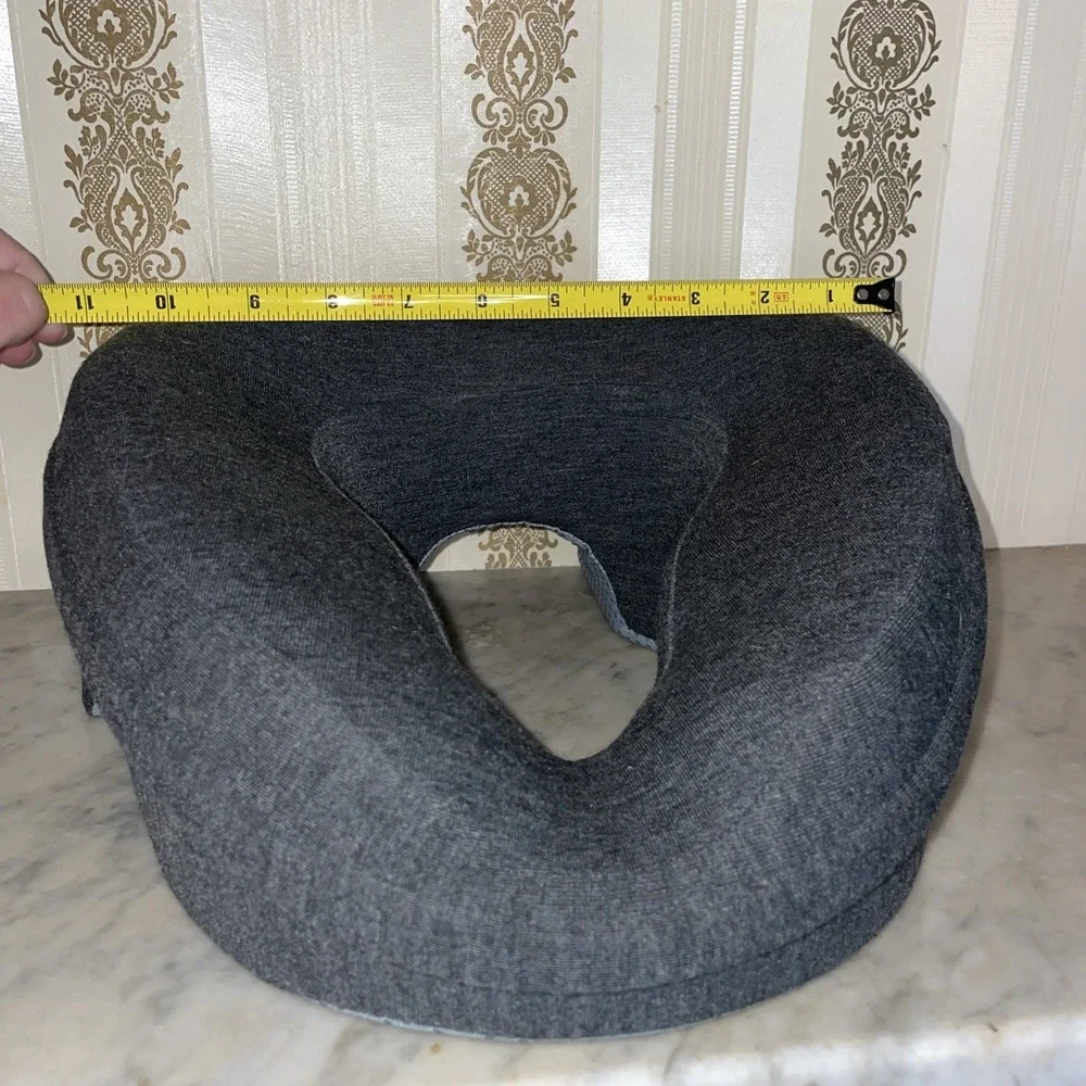 Dark Grey VVB Face Down Stomach Sleeping Sleep Position Pillow |‎ Washable Cover